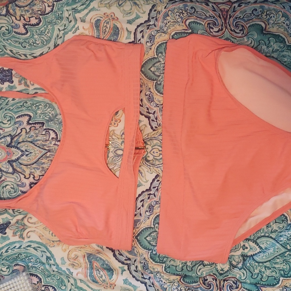 Time and Tru Ribbed Bikini - Picture 1 of 8